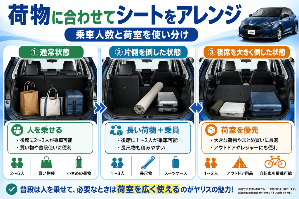 シートアレンジ
