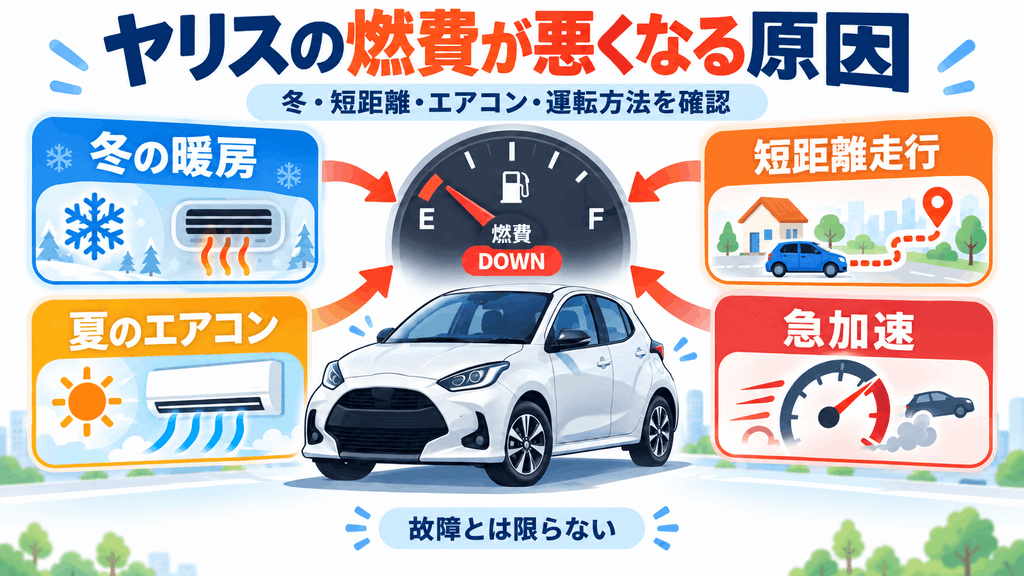 燃費が悪くなる